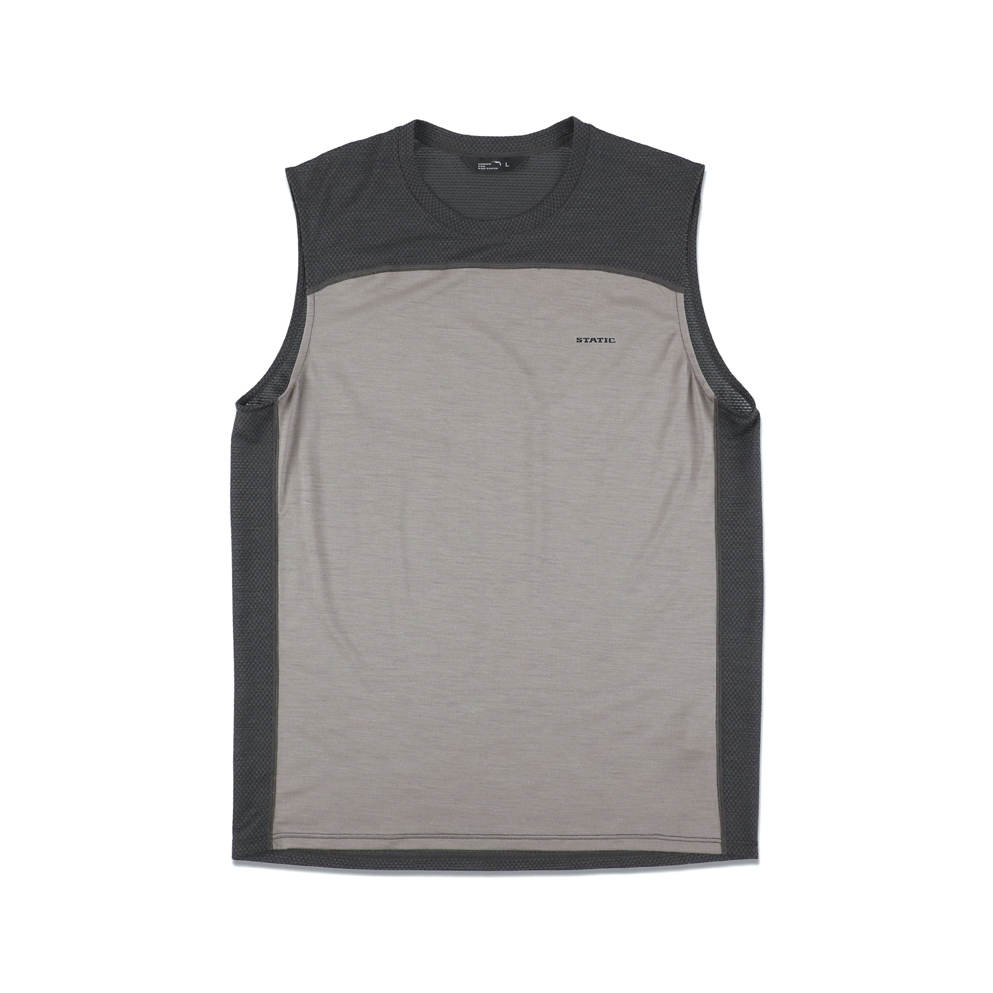 Chord Wool Sleeveless Shirt