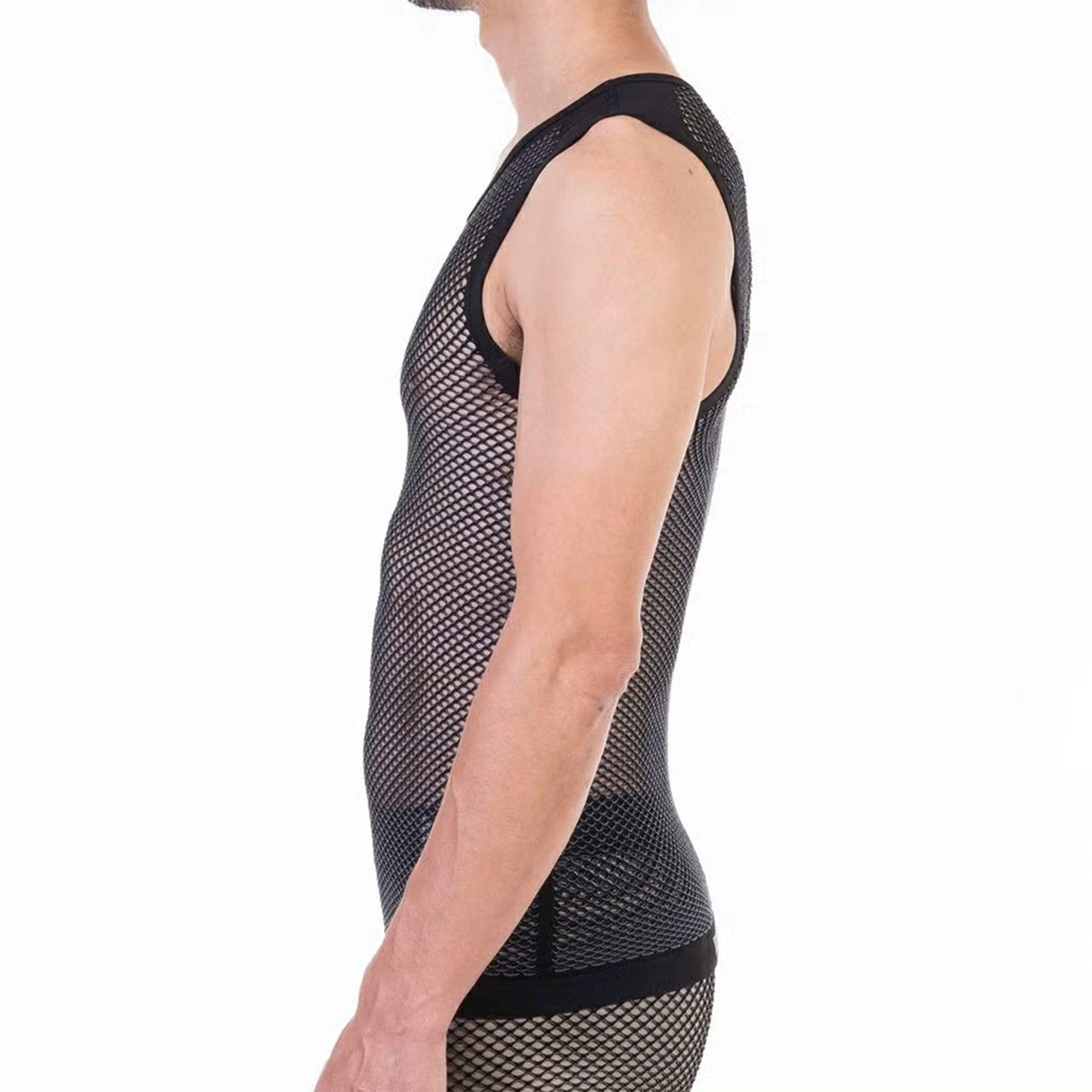Drynamic Mesh Non Sleeve Crew Men's ※返品交換不可商品