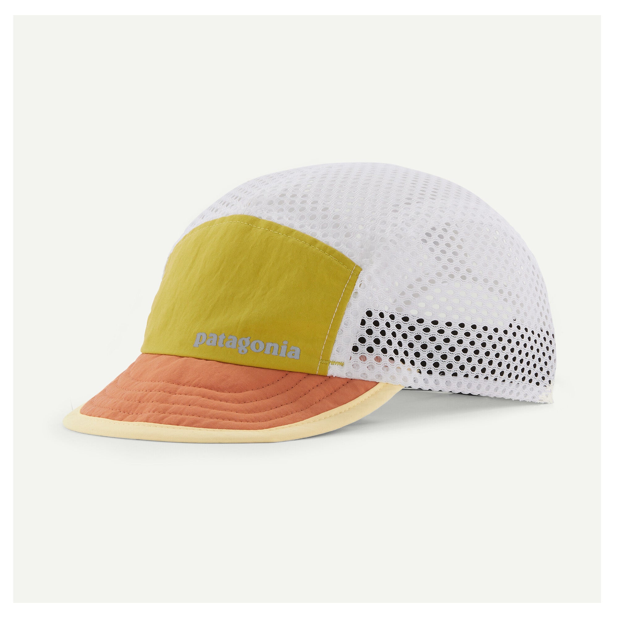 Patagonia ダックビル ハット メッシュ 白 サーモンピンク 化ける オレンジ