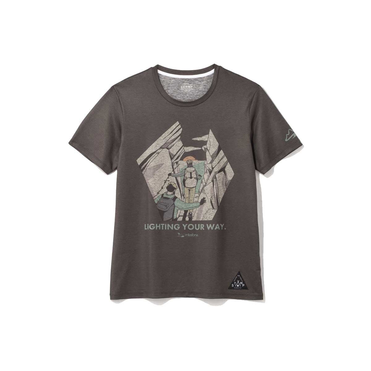 XSサイズ）milestone×STAMP RUN&CO. Collaboration T-Shirt