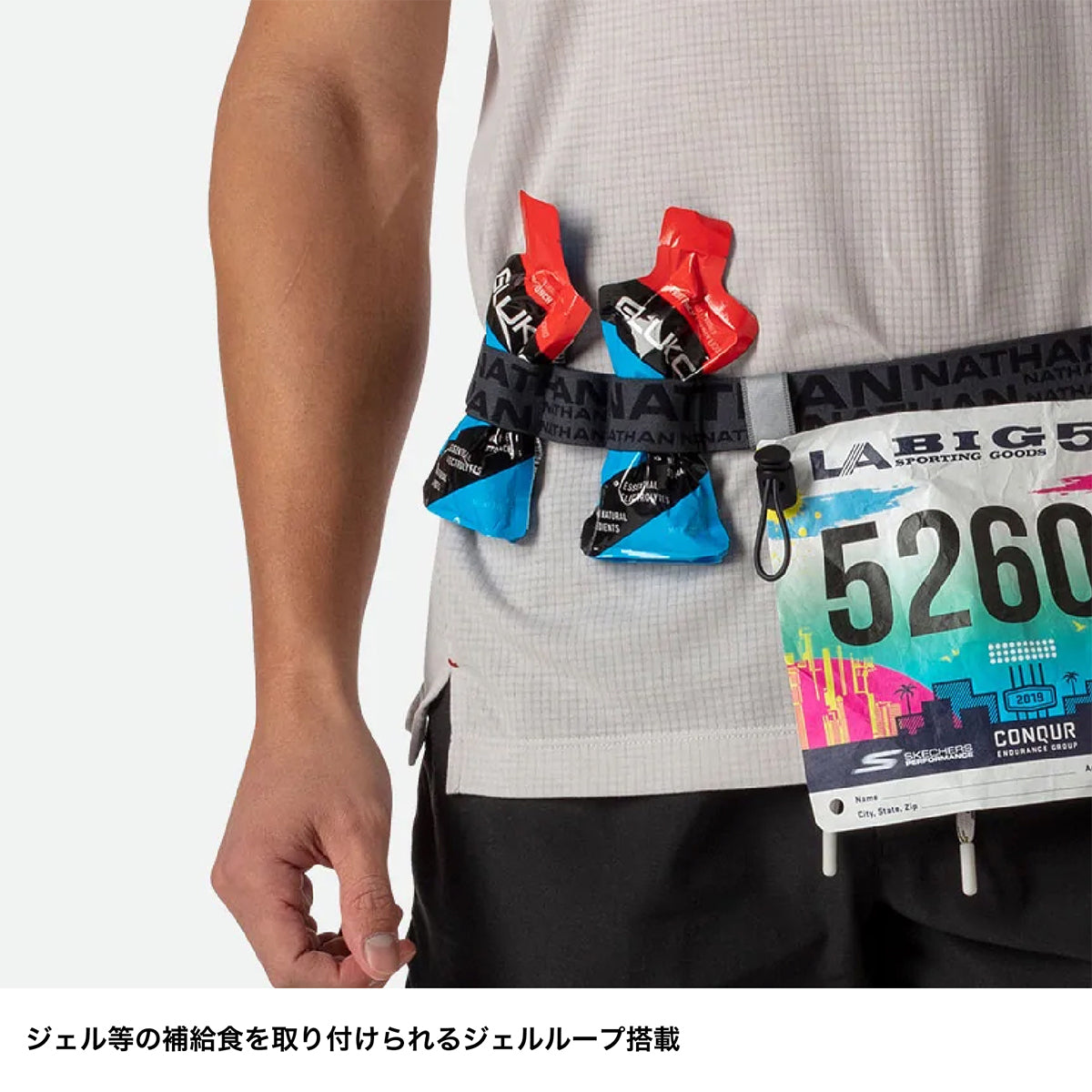 Nutrition Race Number Belt