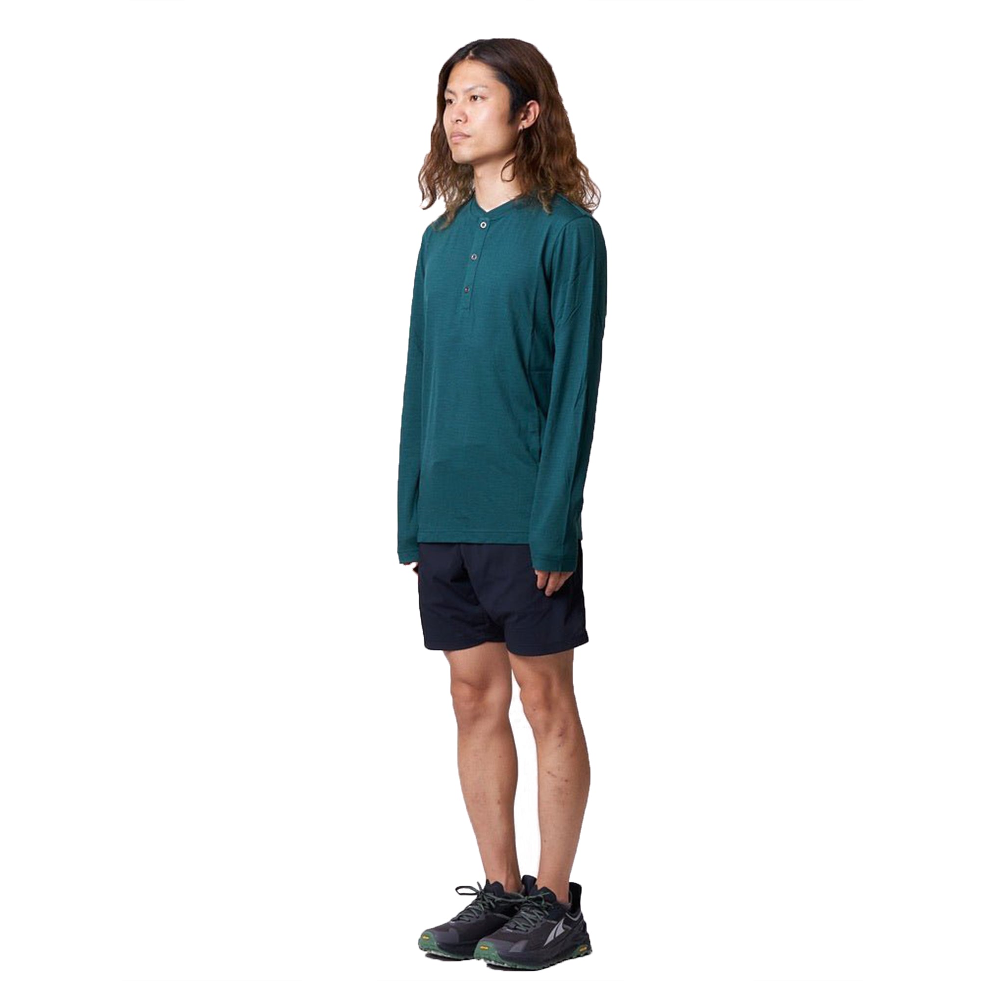 Travel Henley Long Sleeve Men's