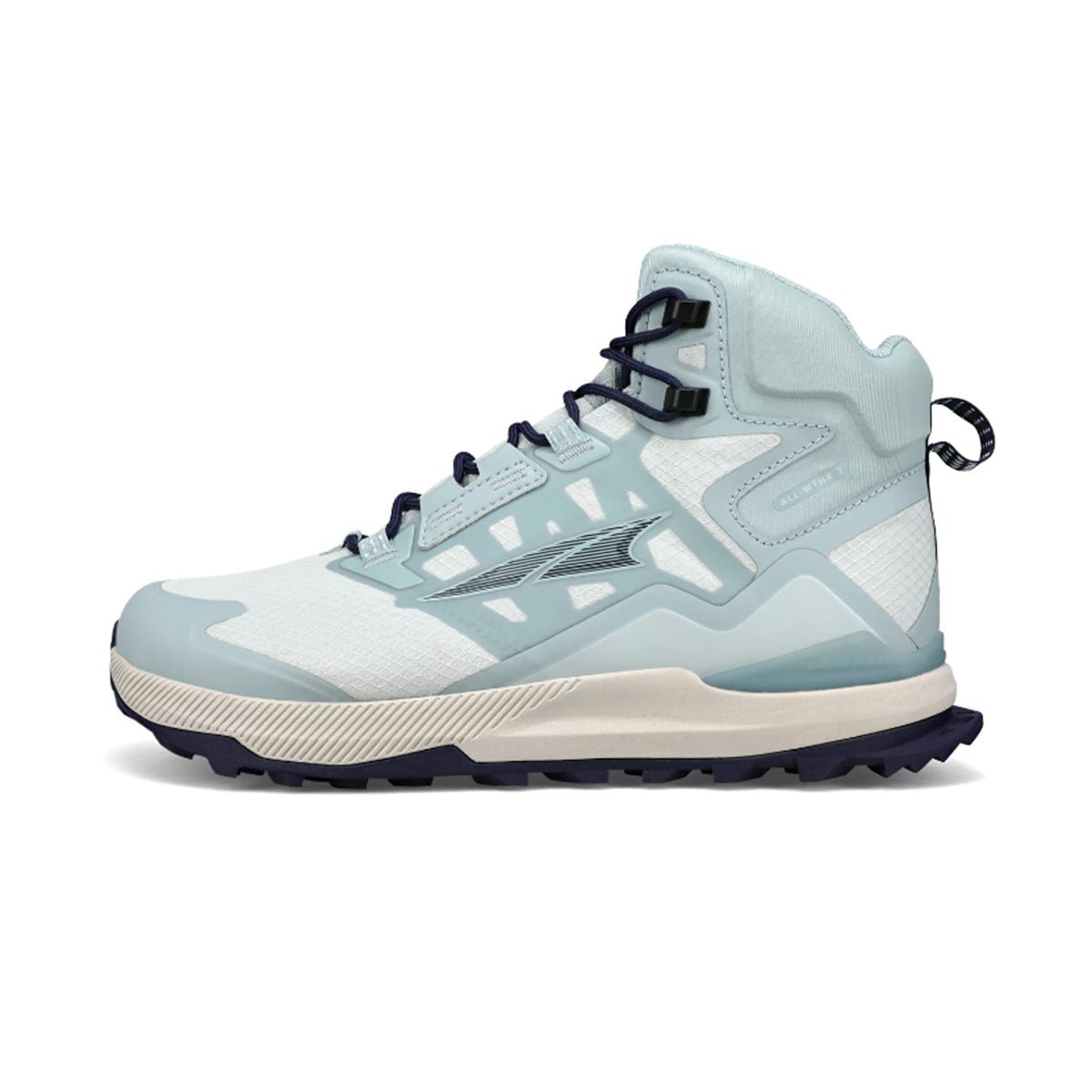 ウィメンズ ローンピーク オールウェザー ミッド 2 LONE PEAK ALL-WTHR MID W [ALTRA アルトラ] ※サイズ交換片道無料  - Light Blue / US5.5（22.5cm）