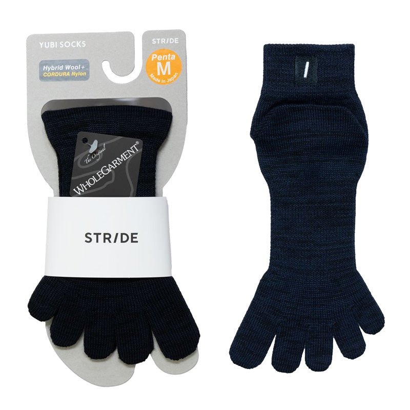 5本指 1/4クルーソックス ユビソックス ペンタ Yubi Socks Penta [STRIDE ストライド] - STRIDE LAB ONLINE STORE（ストライド ラボ）