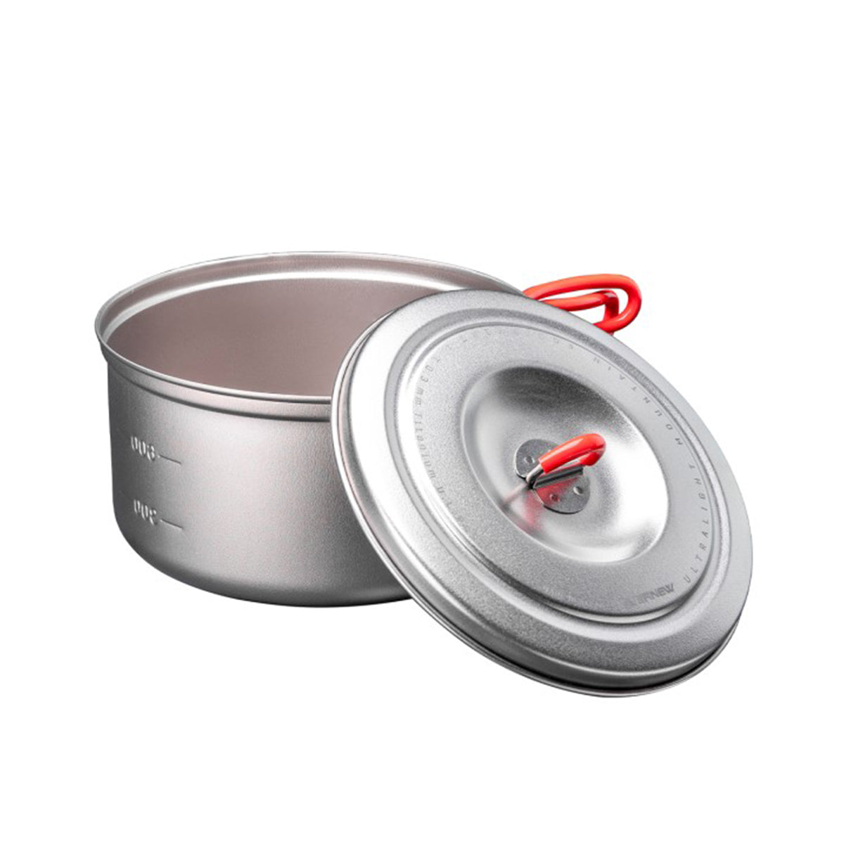 Titanium wide area flat cooker 900ml Ti U.L. POT 900 [Evernew Evanu]