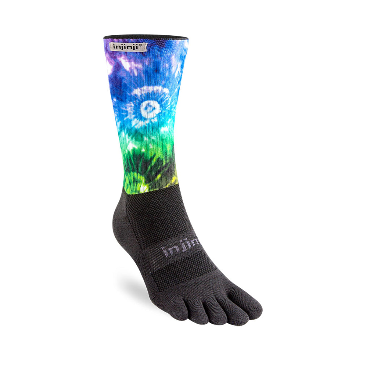 [Limited Model] 5-Finger Crew Socks Spectrum Trail Mid-Weight Courtney [injinji injinji].