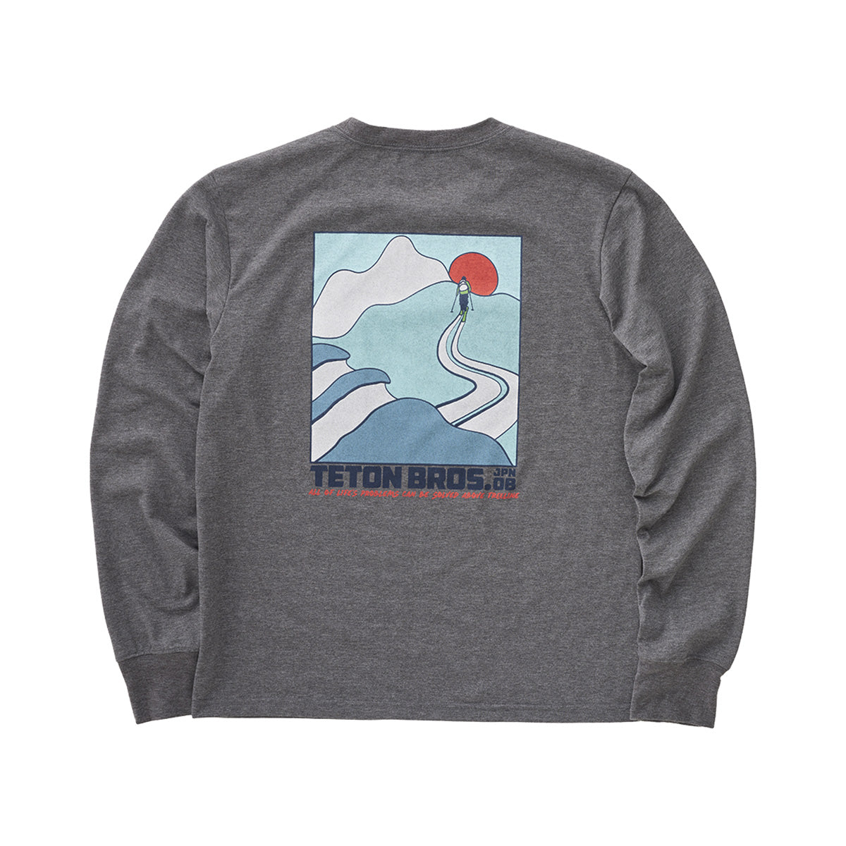 メンズ TB アボーヴ ツリーライン ロングスリーブ ティー TB Above Treeline L/S Tee M [Teton Bros. ティートンブロス]