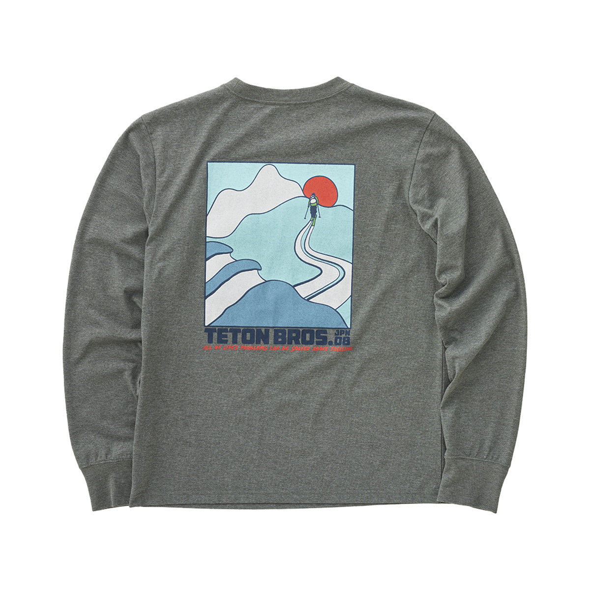 メンズ TB アボーヴ ツリーライン ロングスリーブ ティー TB Above Treeline L/S Tee M [Teton Bros. ティートンブロス]