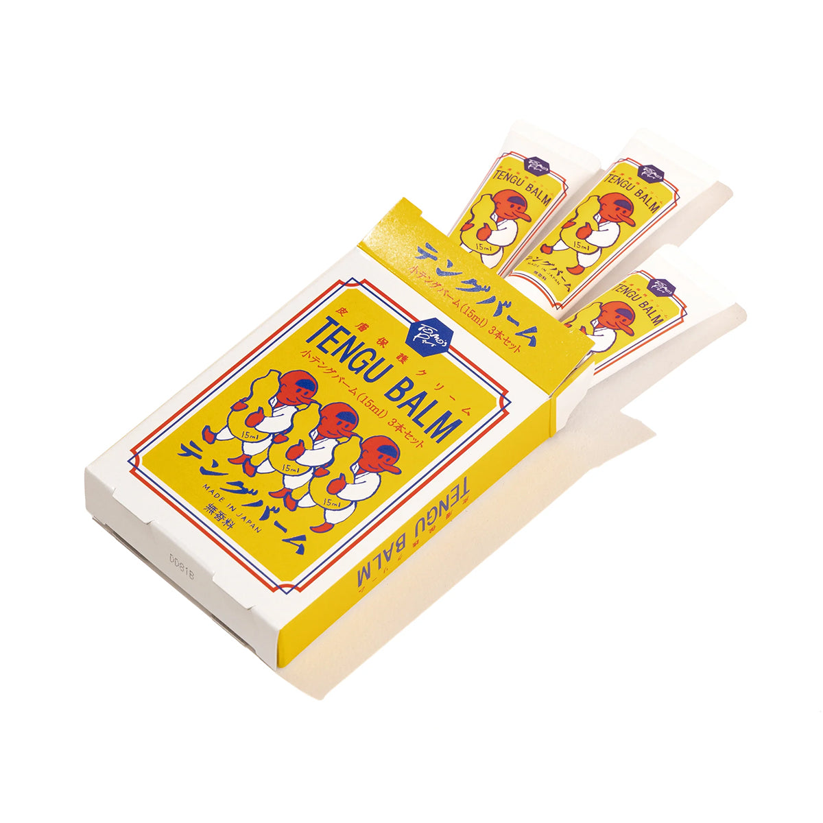 皮肤保护霜 Tengu Balm 15 毫升 x 3 瓶 [TENGU BALM Tengu Balm] 胯部脱位 水泡 Tengu Balm