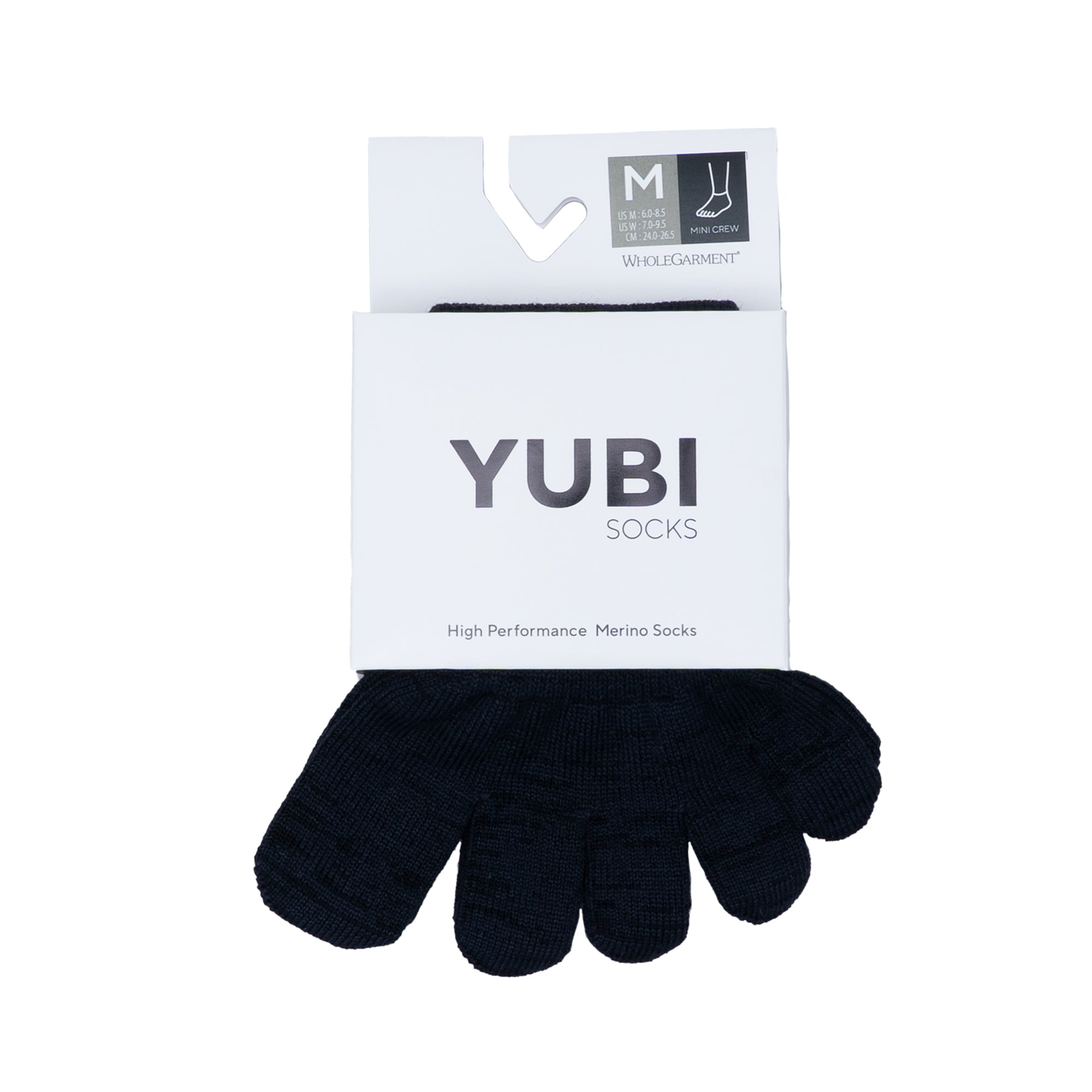 Toe Socks Mini Crew Axio Wool
