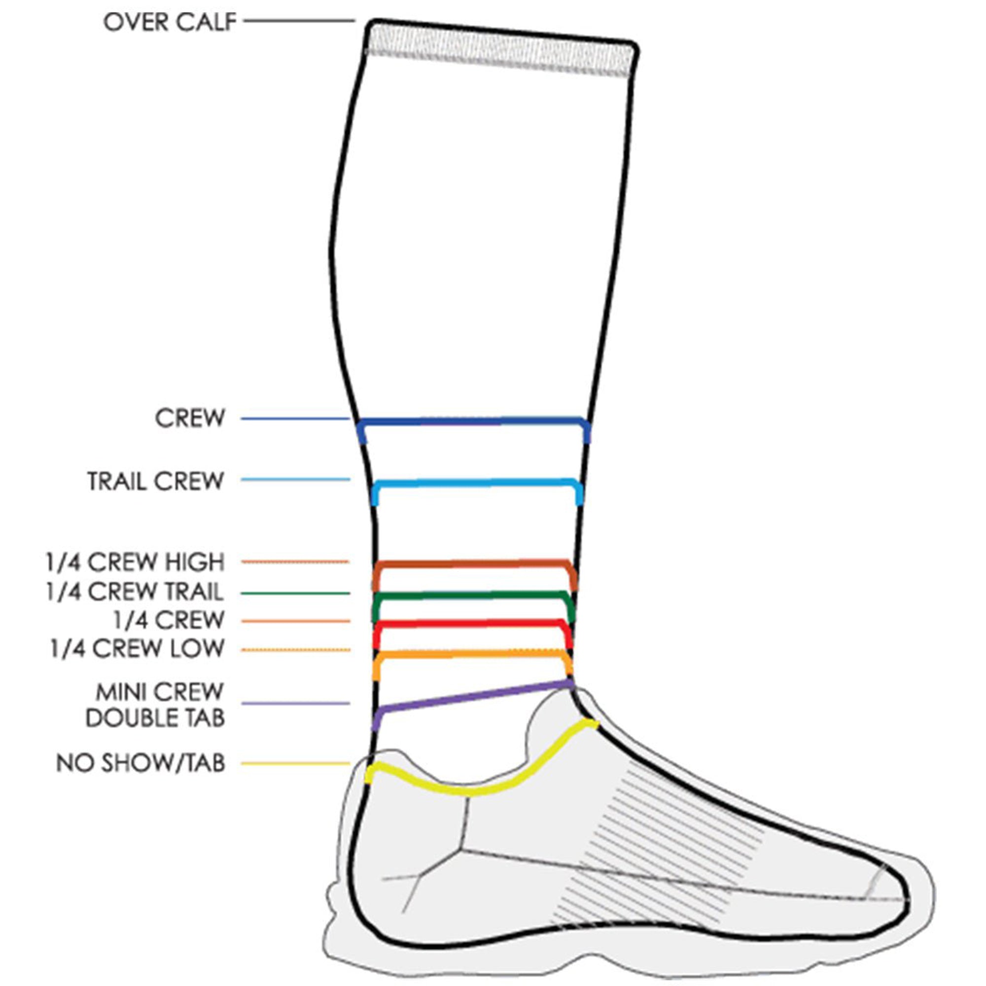 1/4 crew socks trail running [DRYMAX Dry Max]