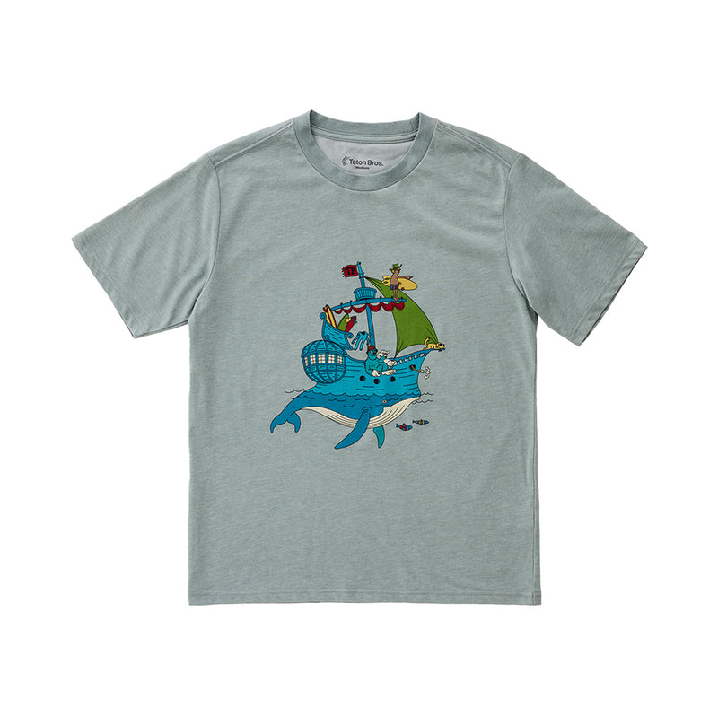 （L・XL・XXLサイズ）Whale Ship Tee Women's ※返品交換不可商品