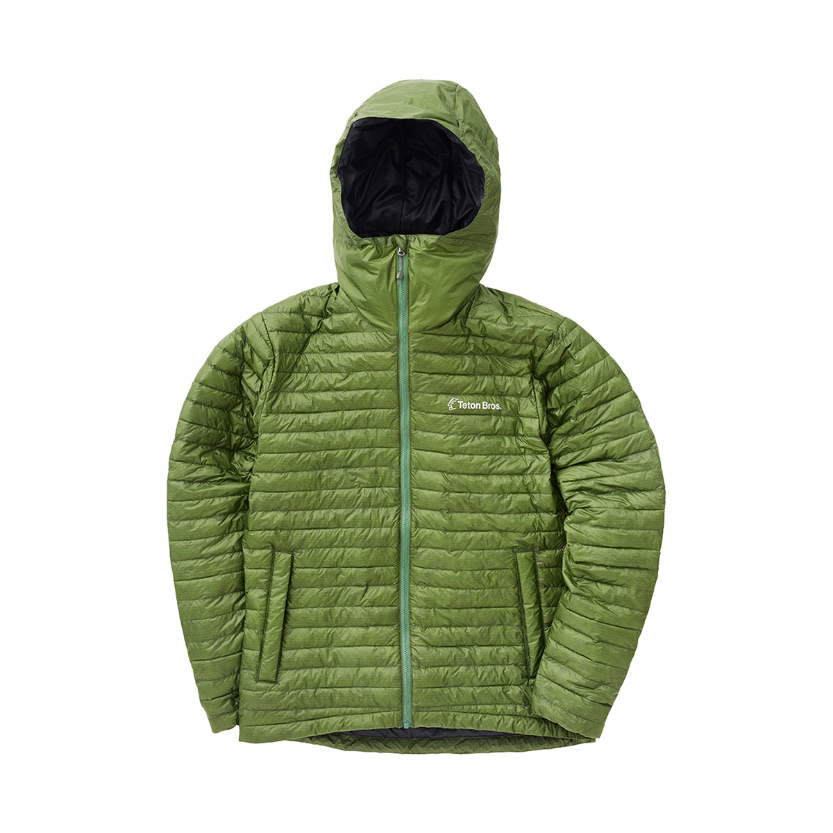 【SALE 30】メンズ ハイブリッド インナー ダウン フーディー Hybrid Inner Down Hoody M [Teton Bros.  ティートンブロス] ※返品交換不可 - Green / S