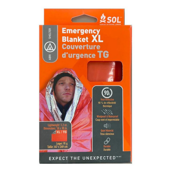 SOL Emergency Blanket （エスオーエル エマージェンシーブランケット 1人用）